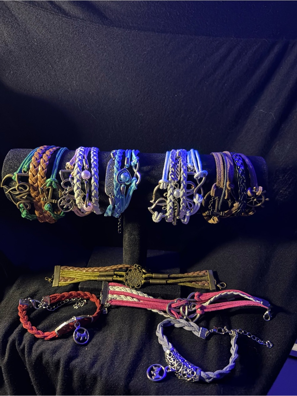 Colorful Multi-Layered Bracelets Set